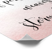 Poster Quote d'inspiration Motivational Watercolor (Coin)