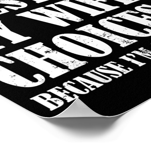 Poster Quote I Never Question My Wife's Choices Husband  (Coin)