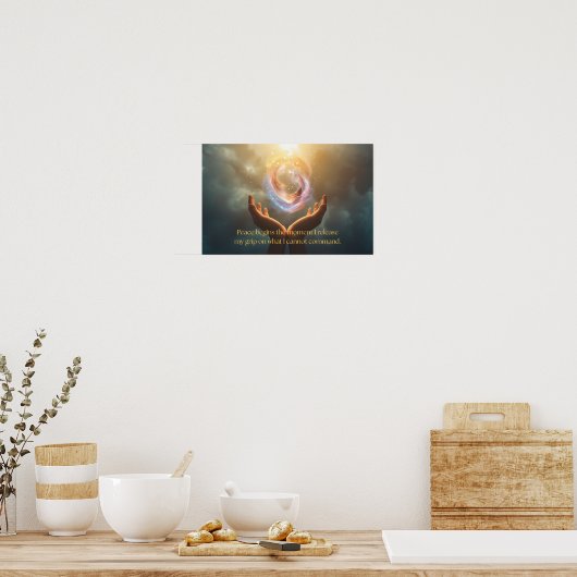 Poster Quote of Finding Peace (Cuisine)