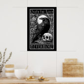 Poster Quoth the Raven - Nevermore - Edgar Allan Poe art (Cuisine)