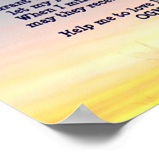 Poster quotidien de prières (Coin)