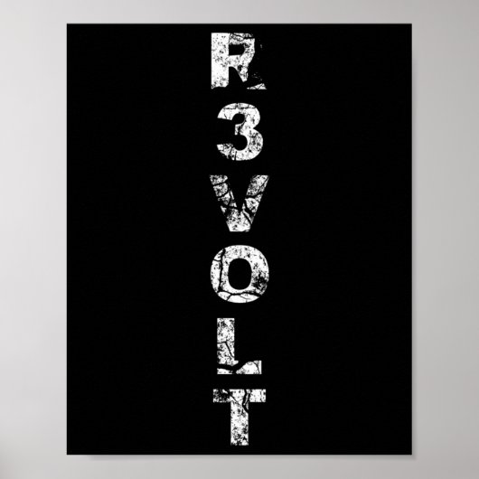 Poster R3volt - Résister - Rantiwork (Devant)
