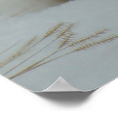 Poster R7 Lièvre de raquette prêt à courir (Coin)