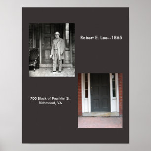 Poster R.E. Appartement de Lee, Richmond, VA.—1865 Affich