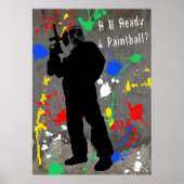 Poster R U Ready 4 Paintball? (Devant)