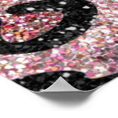 Poster RAB Rockabilly Pink Leopard Ribbon Bows (Coin)