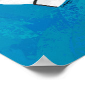 Poster Rabat Ombre Sur Bleu (Coin)