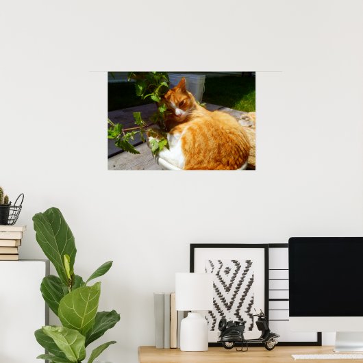 Poster Rabatteur dans un pot (Bureau à domicile)