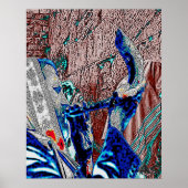 POSTER RABBI AVEC SHOFAR (Devant)