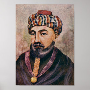 Poster Rabbi Moses Maimonides - La Rambam