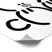 Poster Rabbit ASCII (Coin)