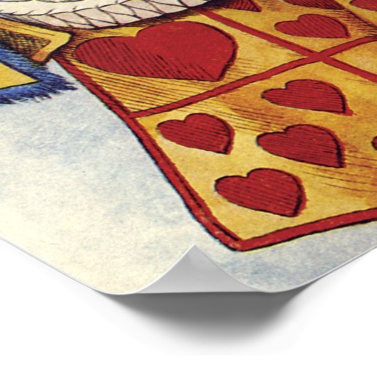 POSTER RABBIT BLANC (Coin)