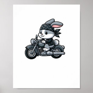 Poster Rabbit Boba Tea Bubble Tea Kawaii Thème Cute Rabbi