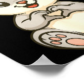 Poster Rabbit Bunny Doing Heart With Hands Valentines Day (Coin)