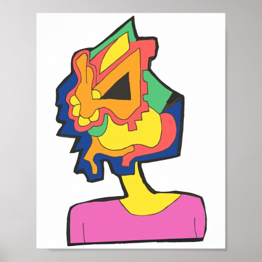 Poster Rabbit Face (Devant)