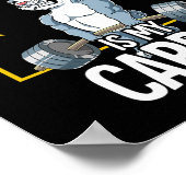 Poster Rabbit Gym Entraînement Poids Décharge (Coin)