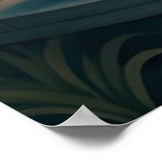 Poster Rabbit Reading (Coin)