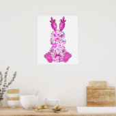 Poster rabbit, retro, vintage (Cuisine)