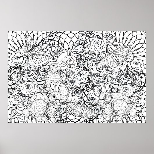 Poster Rabbit Rich (Devant)