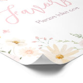 Poster Rabbit Souvent Baby shower Faveurs (Coin)