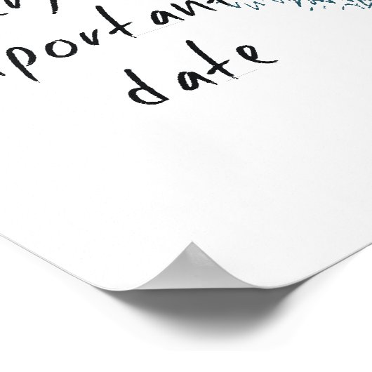 Poster Rabbit tardif (Coin)