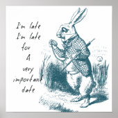 Poster Rabbit tardif (Devant)