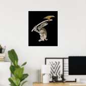 Poster Rabbit tueur (Bureau à domicile)