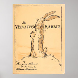 Poster Rabbit Velveteen - Couverture de livre