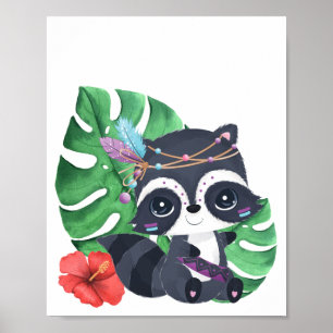 Poster Raccoon