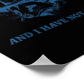 Poster Raccoon God Is Testing Me And I Have Not Studied  (Coin)