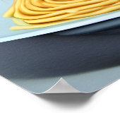 Poster Raccoon mangeant Spaghetti (Coin)