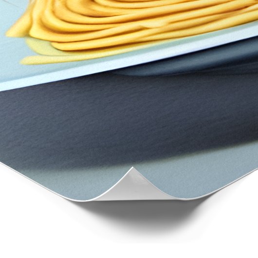 Poster Raccoon mangeant Spaghetti (Coin)