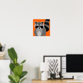 Poster Raccoon Rascal (Bureau à domicile)