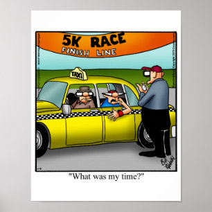 poster Race Humor 5.000 Race