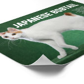 Poster race japonaise de chats Bobtail (Coin)