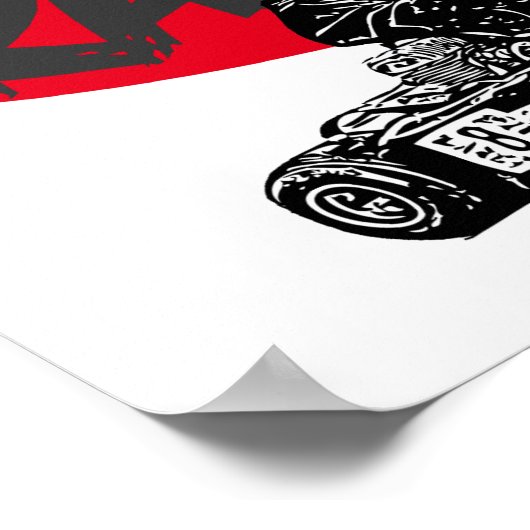 Poster Race karting (Coin)