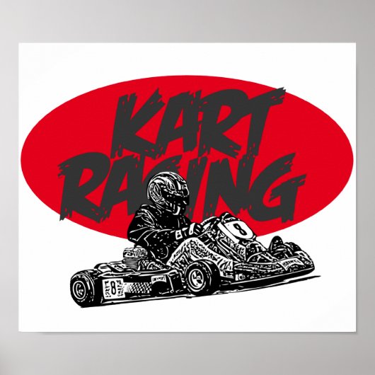 Poster Race karting (Devant)