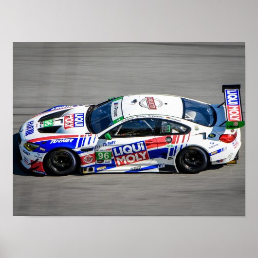Poster Racecar #96 (Devant)