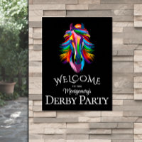 Racehorse coloré Derby Party Black Welcome