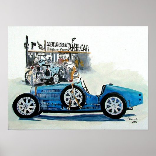Poster Racer 35c 1927 (Devant)