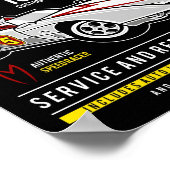 Poster Racer cinq vitesses Mach (Coin)