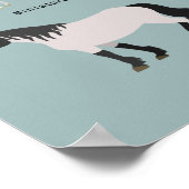Poster races de chevaux (Coin)