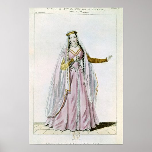 Poster Rachel dans le rôle de Chimene (Devant)