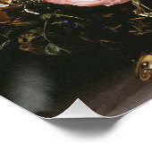 Poster Rachel Ruysch - Fleurs Dans Un Vase En Verre (Coin)