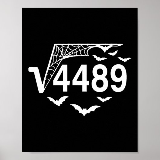 Poster Racine Carrée 67 Mème 6 7 4489 Argot Prof De Maths (Devant)