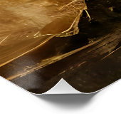 Poster Racines Abstraites rustiques (Coin)