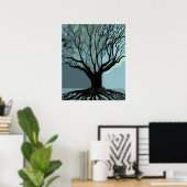 Poster Racines Bleues (Bureau à domicile)