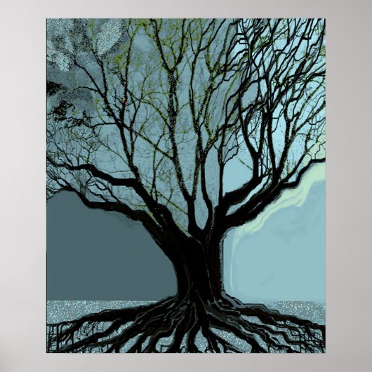 Poster Racines Bleues (Devant)