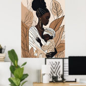 Poster Racines de Tendresse (Bureau à domicile)