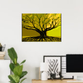 Poster Racines Vertes (Bureau à domicile)